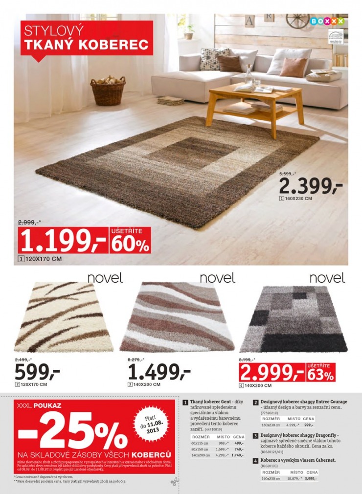 let�k XXXLutz u�et��te s poukazem XXXL od 5.8.2013 strana 1