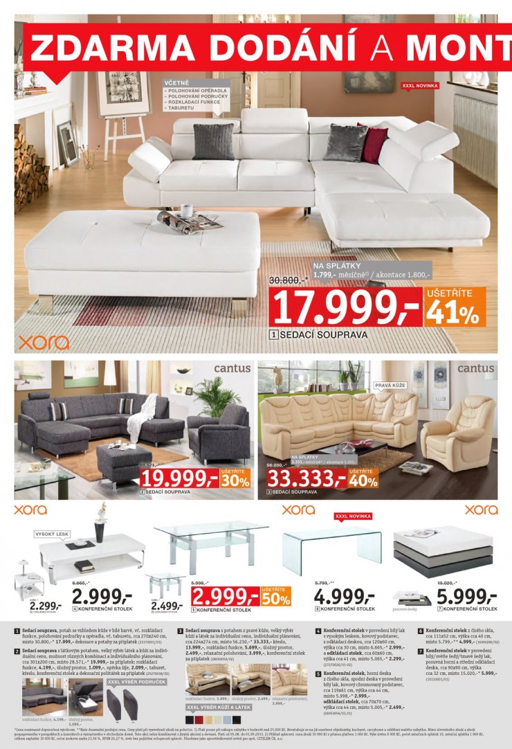 let�k XXXLutz dod�n� a mont� zdarma od 5.8.2013 strana 1