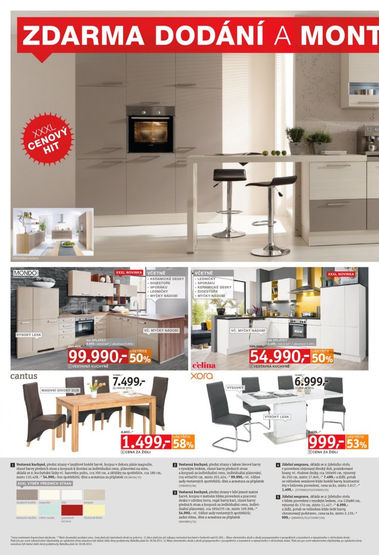 let�k XXXLutz dod�n� a mont� zdarma od 5.8.2013 strana 1