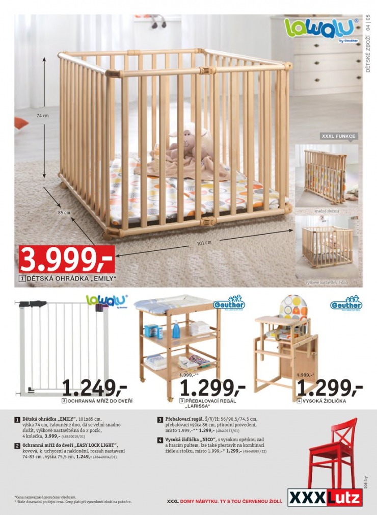 let�k XXXLutz sleva na d�tsk� ko��rky od 5.8.2013 strana 1