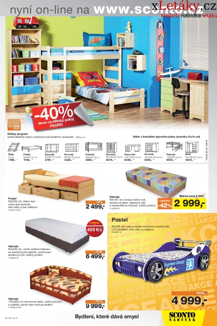 leták Sconto nábytek leták strana 1 leták Sconto nábytek leták strana 1
