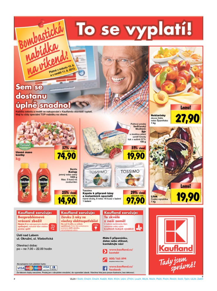 leták Kaufland Aktuální nabídka od 8.8.2013 strana 1 leták Kaufland Aktuální nabídka od 8.8.2013 strana 1
