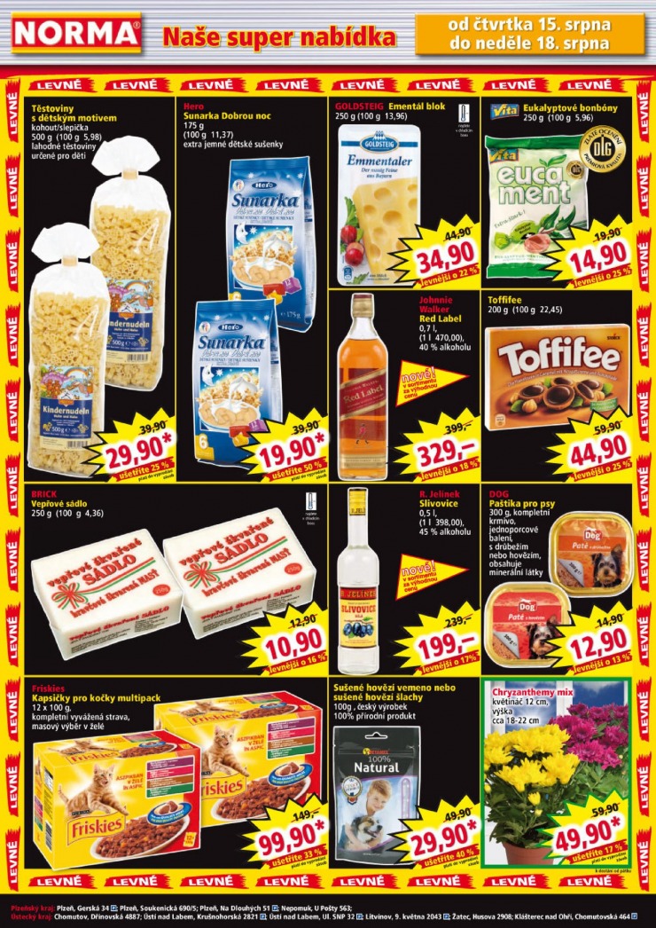 let�k Norma Aktu�ln� let�k od 12.8.2013 strana 1