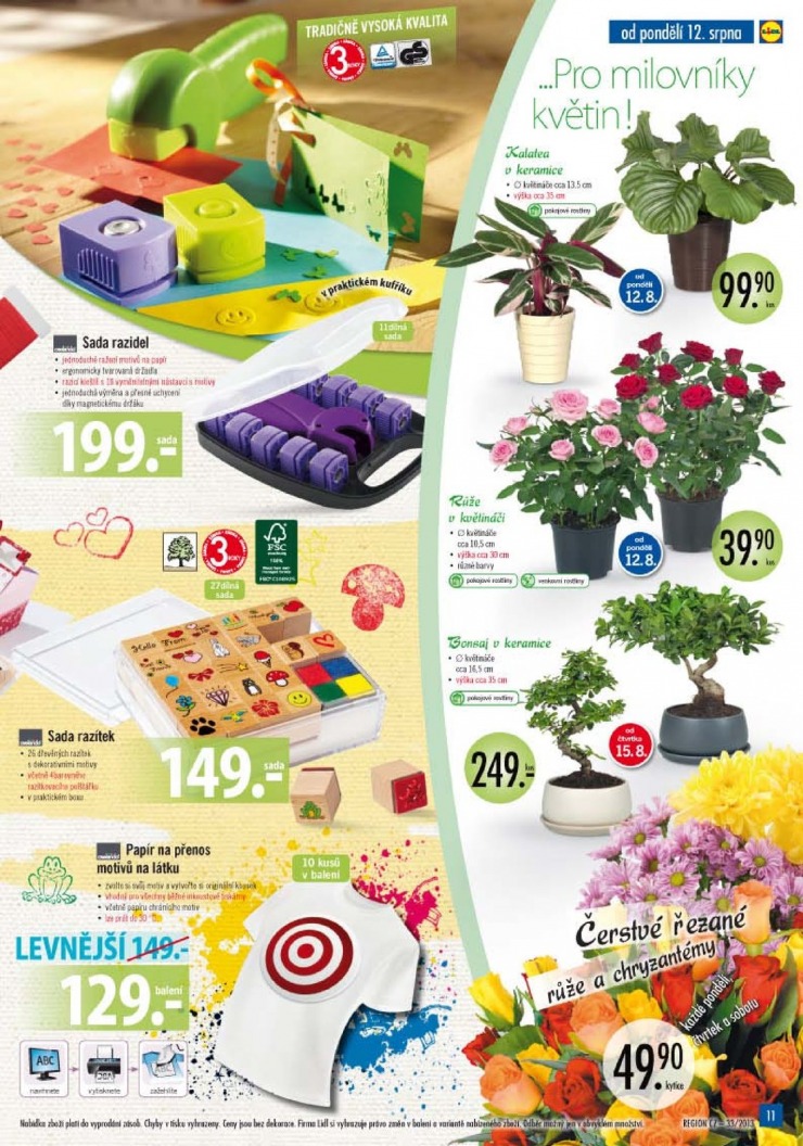 let�k Lidl Ak�n� nab�dka od 12.8.2013 strana 1