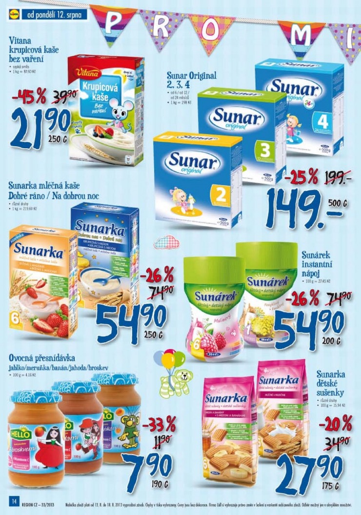 let�k Lidl Ak�n� nab�dka od 12.8.2013 strana 1