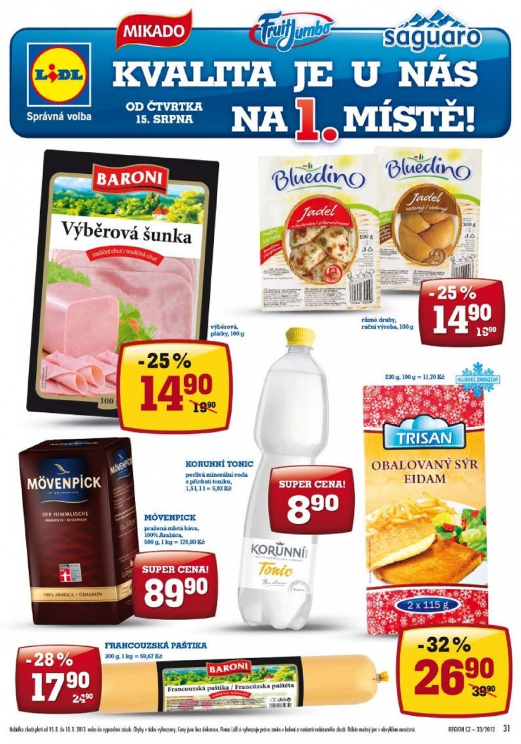 let�k Lidl Ak�n� nab�dka od 12.8.2013 strana 1