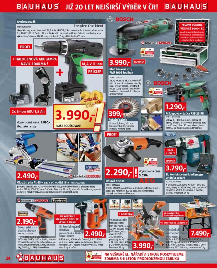 let�k Bauhaus Katalog od 9.8.2013 strana 1