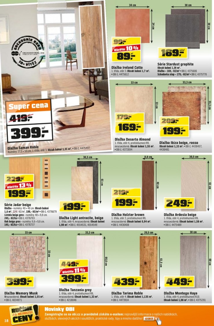 leták OBI Aktuální leták od 8.8.2013 strana 1 leták OBI Aktuální leták od 8.8.2013 strana 1