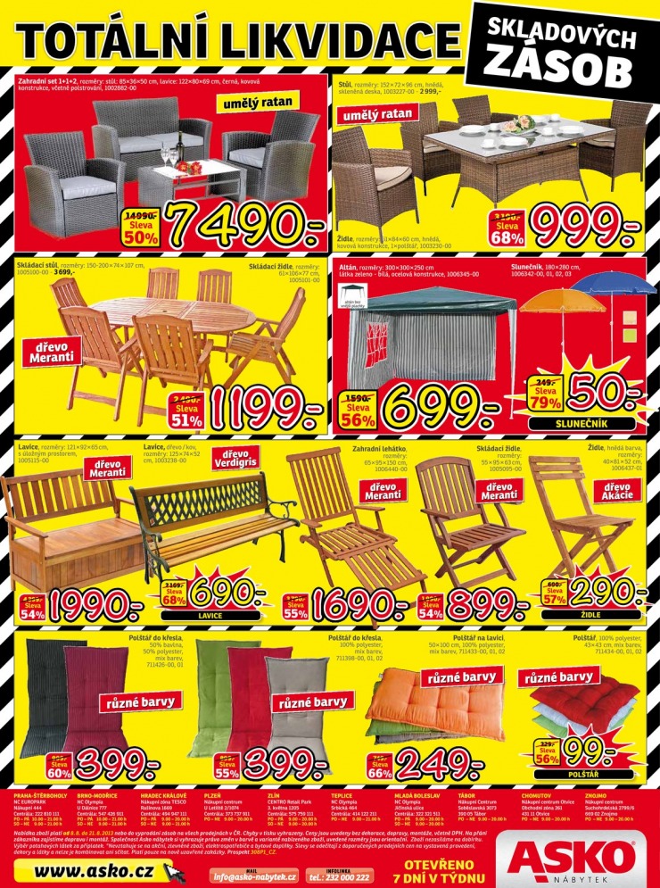 leták Asko nábytek katalog od 8.8.2013 strana 1 leták Asko nábytek katalog od 8.8.2013 strana 1
