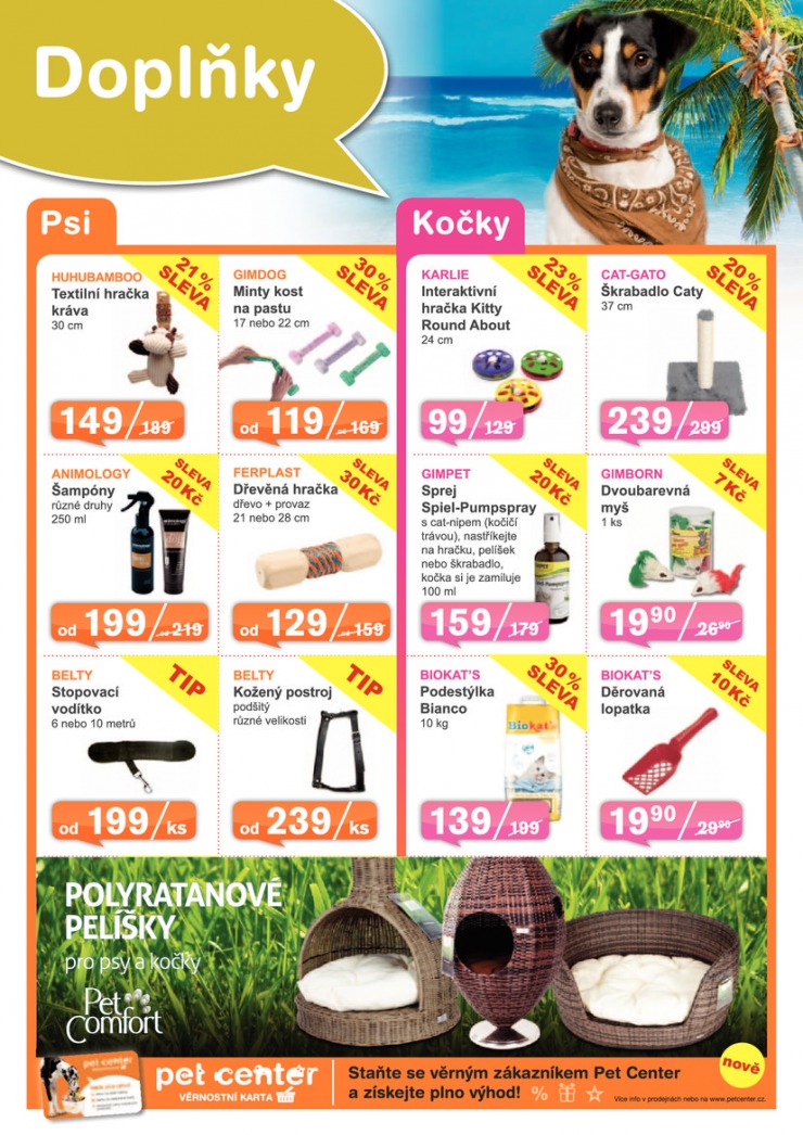 leták Pet Center Akční leták od 1.8.2013 strana 1 leták Pet Center Akční leták od 1.8.2013 strana 1