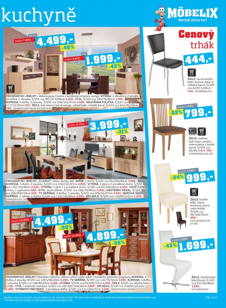 leták Mobelix akční týdny od 12.8.2013 strana 1 leták Mobelix akční týdny od 12.8.2013 strana 1