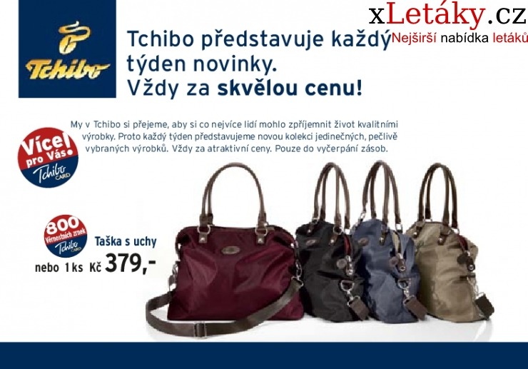 leták Tchibo leták strana 1 leták Tchibo leták strana 1