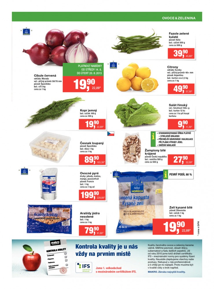 leták Makro čerstvé potraviny od 14.8.2013 strana 1 leták Makro čerstvé potraviny od 14.8.2013 strana 1