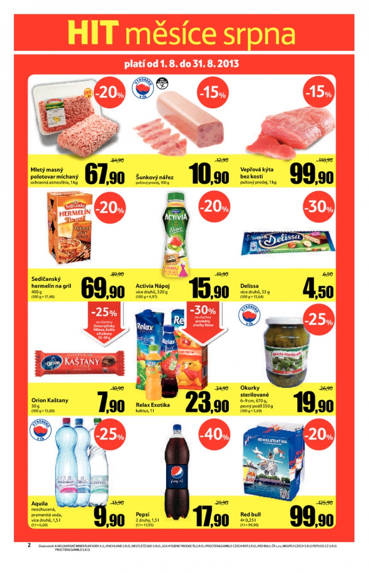 leták Tesco malé hypermarkety od 14.8.2013 strana 1 leták Tesco malé hypermarkety od 14.8.2013 strana 1