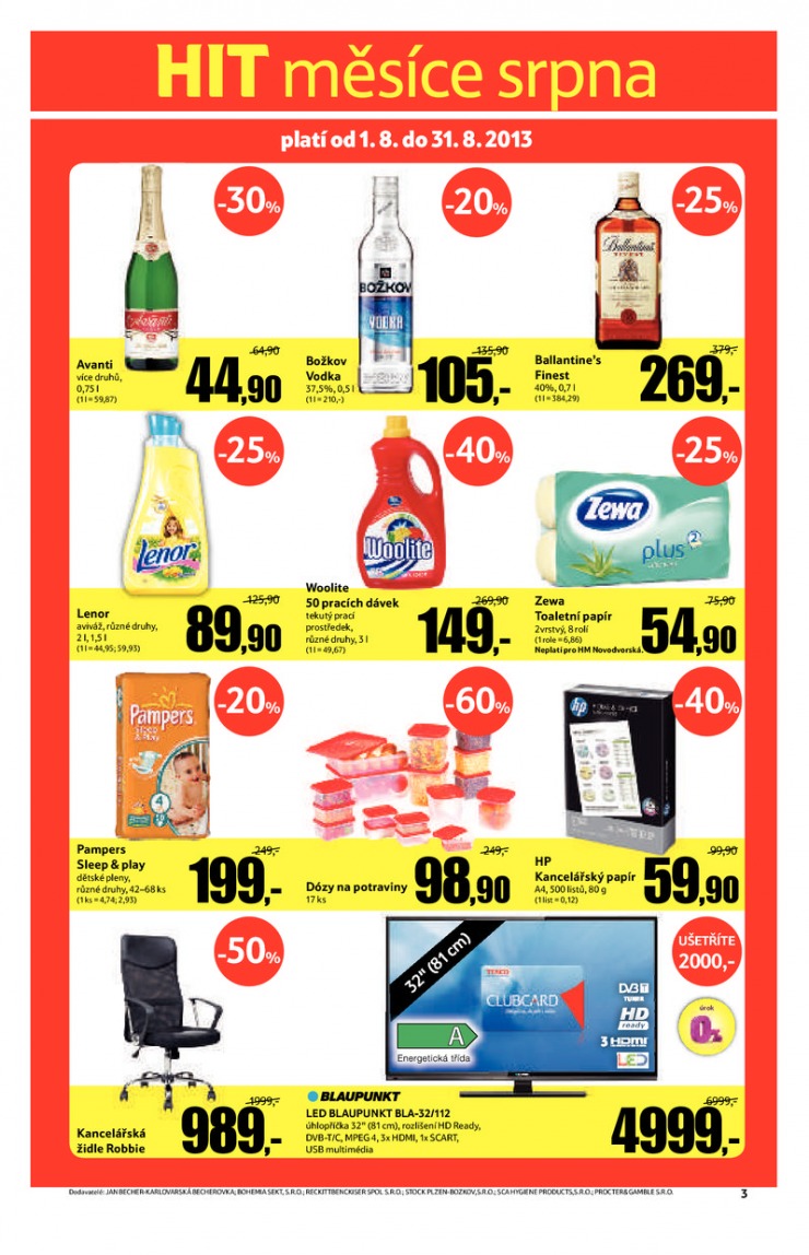 leták Tesco malé hypermarkety od 14.8.2013 strana 1 leták Tesco malé hypermarkety od 14.8.2013 strana 1