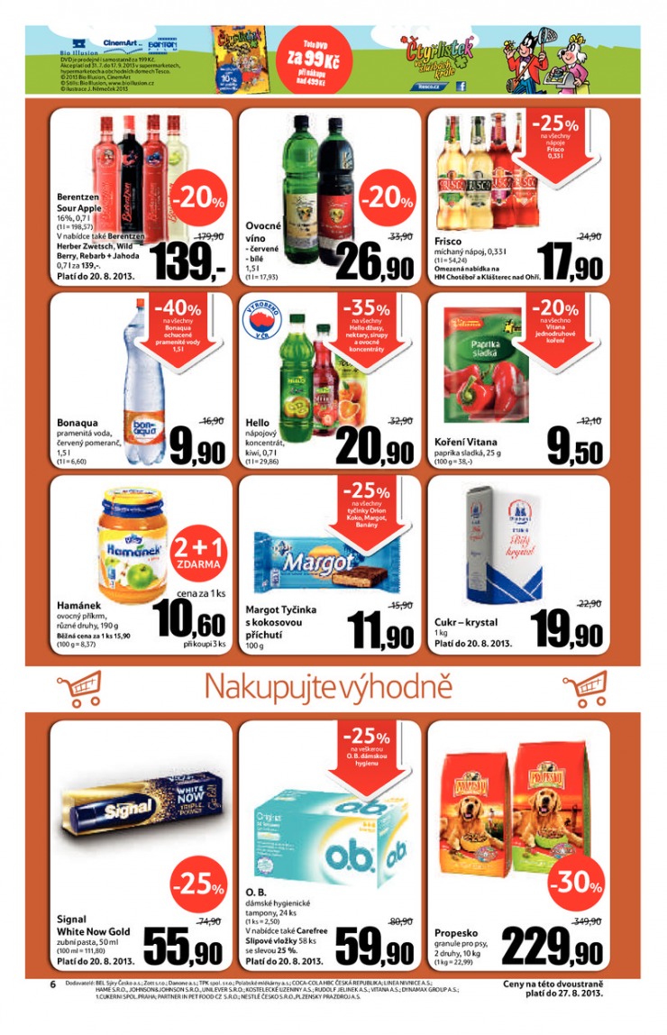 leták Tesco malé hypermarkety od 14.8.2013 strana 1 leták Tesco malé hypermarkety od 14.8.2013 strana 1