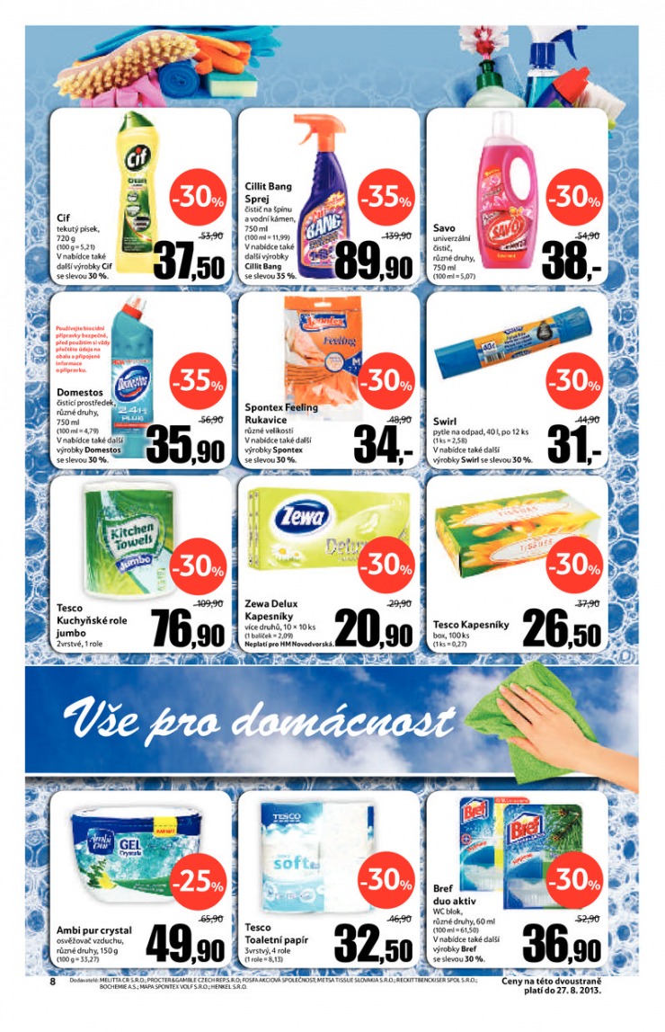 leták Tesco malé hypermarkety od 14.8.2013 strana 1 leták Tesco malé hypermarkety od 14.8.2013 strana 1