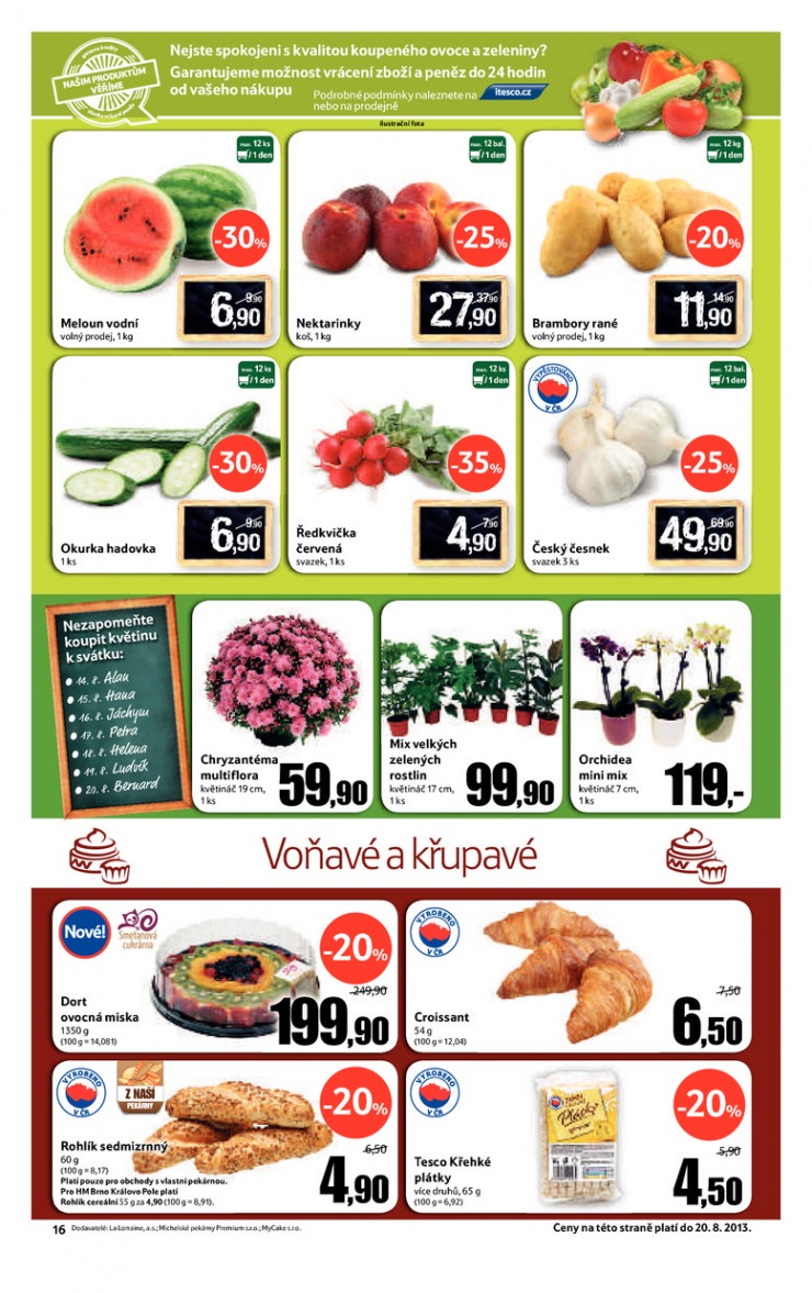 leták Tesco velké hypermarkety od 14.8.2013 strana 1 leták Tesco velké hypermarkety od 14.8.2013 strana 1