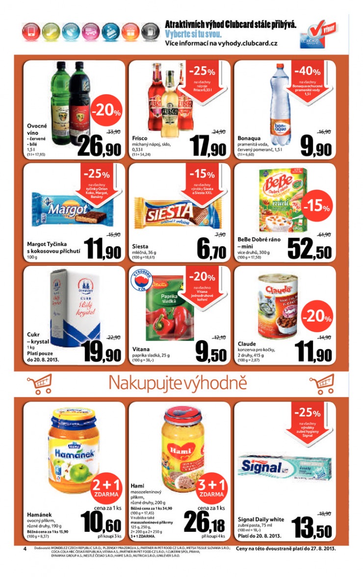 leták Tesco supermarkety od 14.8.2013 strana 1 leták Tesco supermarkety od 14.8.2013 strana 1