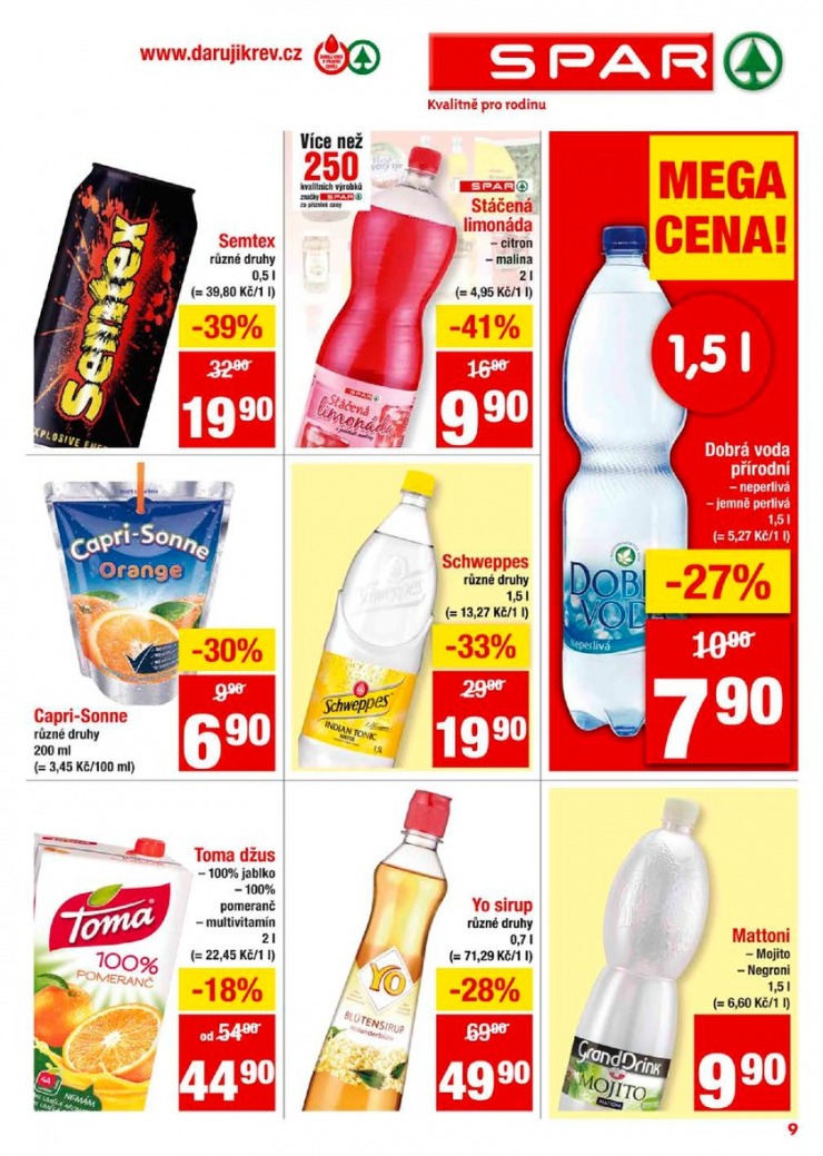 letk Interspar nabdka Spar od 14.8.2013 strana 1