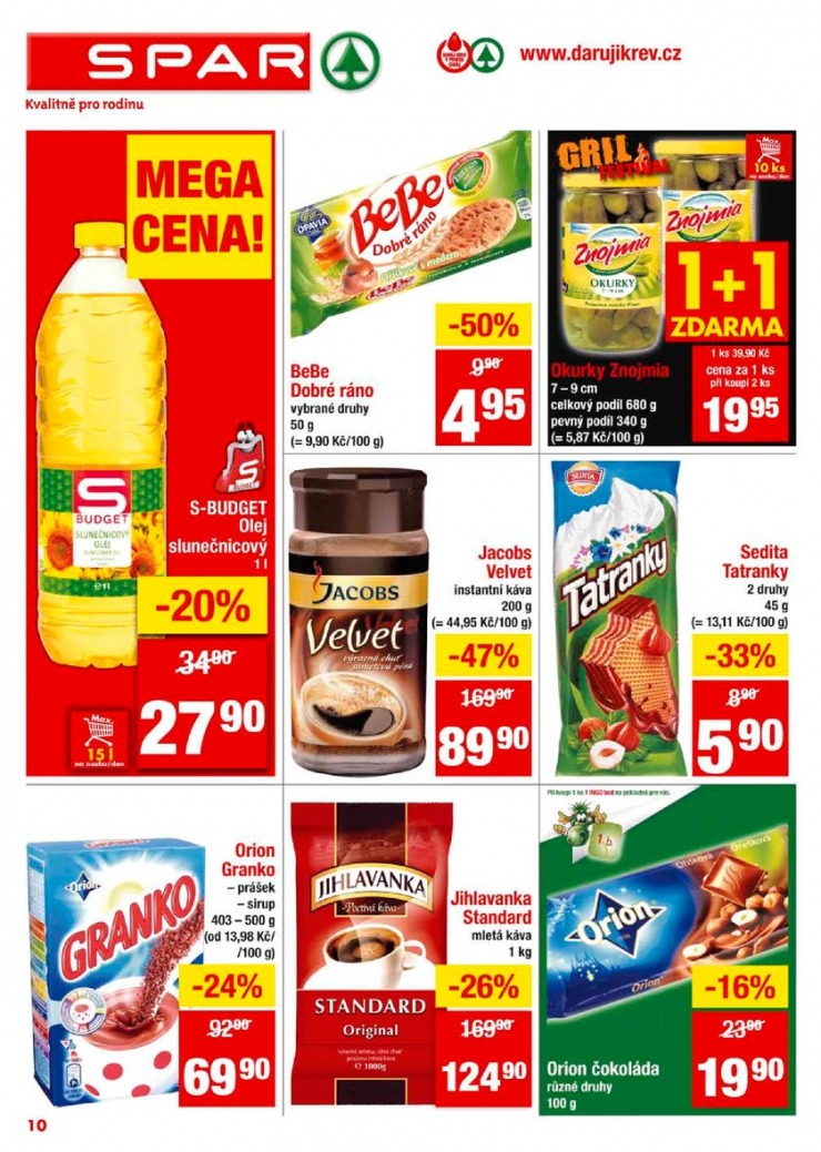leták Interspar nabídka Spar od 14.8.2013 strana 1 leták Interspar nabídka Spar od 14.8.2013 strana 1