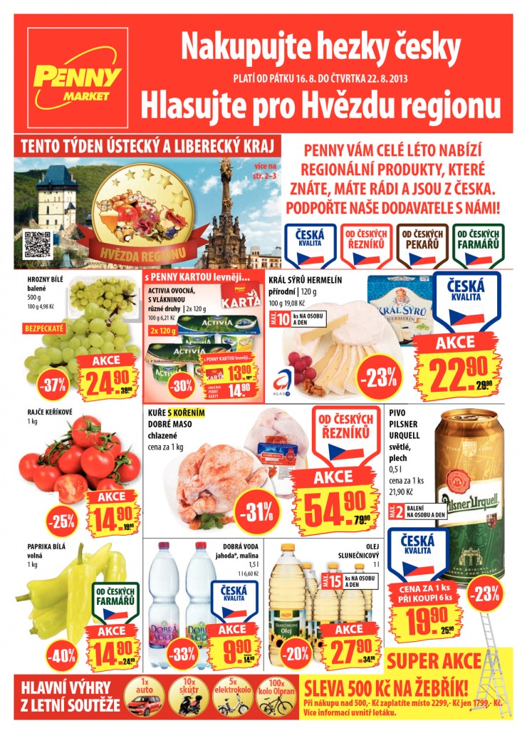 leták Penny Aktuální nabídka od 16.8.2013 strana 1 leták Penny Aktuální nabídka od 16.8.2013 strana 1