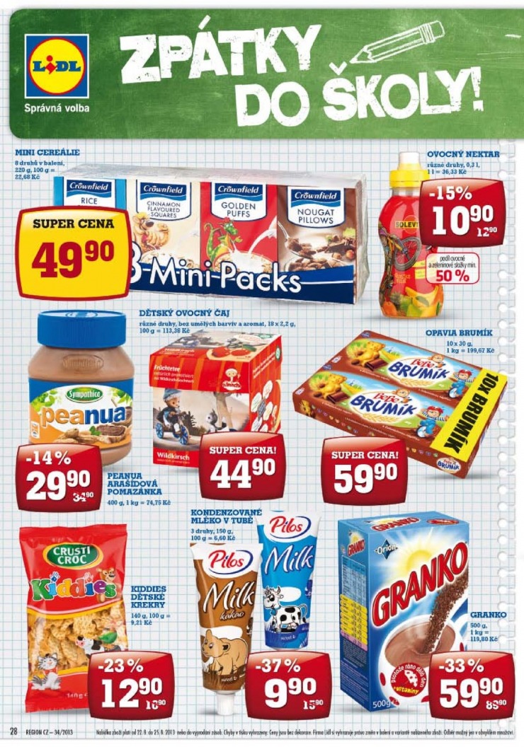 let�k Lidl Ak�n� nab�dka od 19.8.2013 strana 1