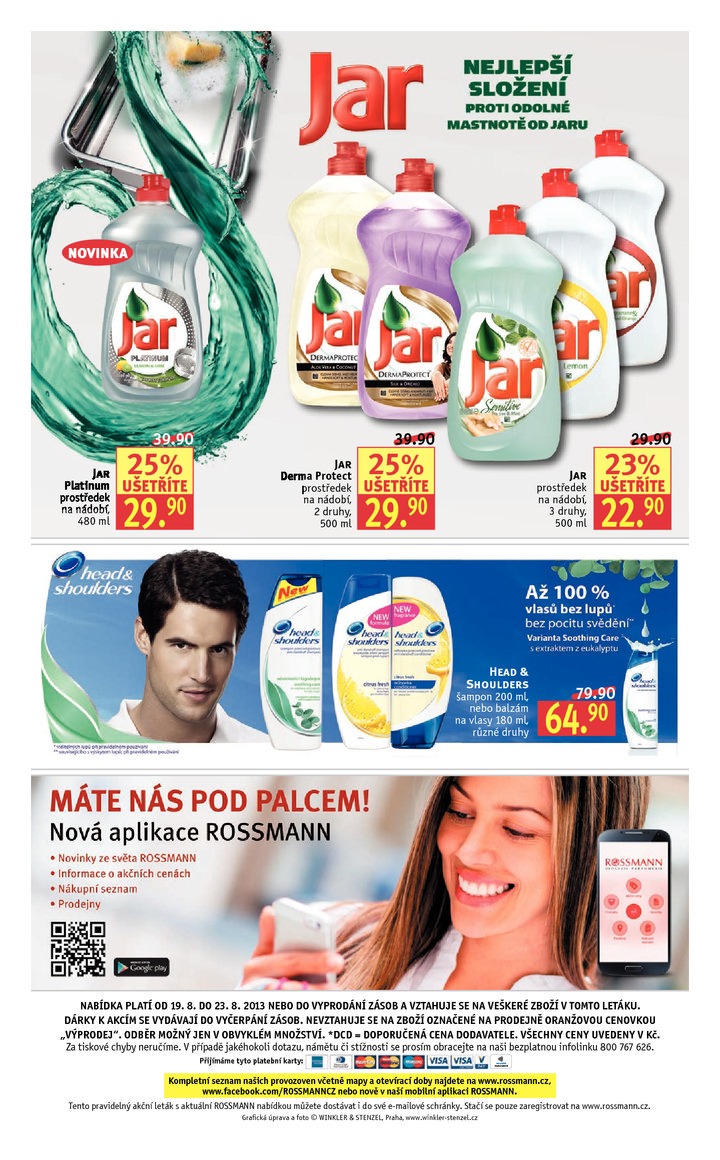 leták Rossmann Leták od 19.8.2013 strana 1 leták Rossmann Leták od 19.8.2013 strana 1
