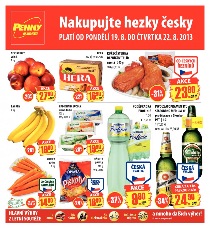 leták Penny Aktuální nabídka od 19.8.2013 strana 1 leták Penny Aktuální nabídka od 19.8.2013 strana 1
