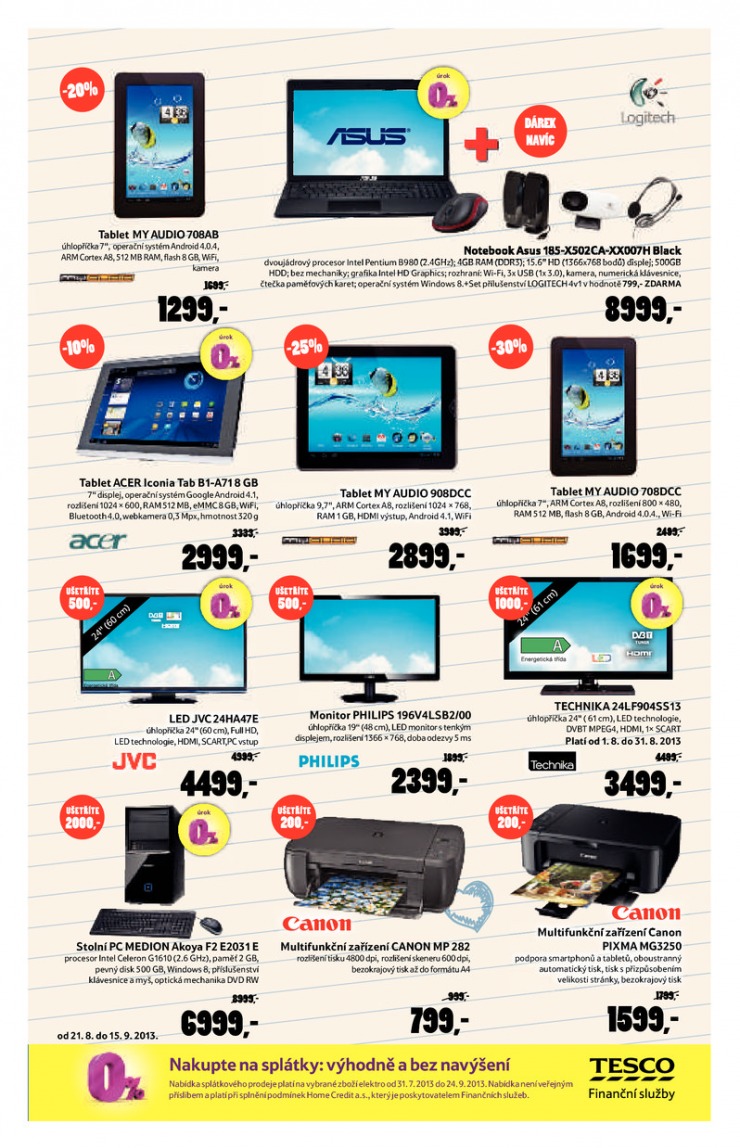 let�k Tesco hur� do �koly od 21.8.2013 strana 1