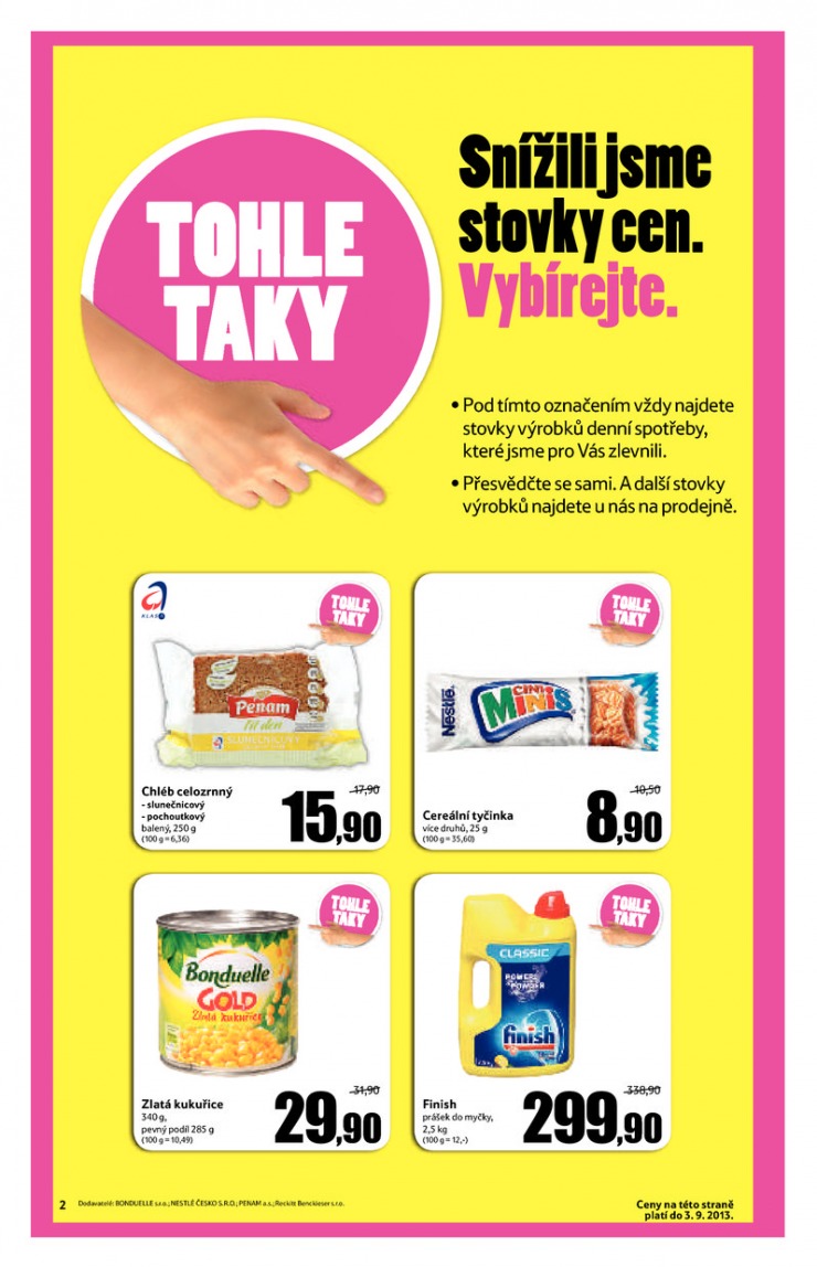 leták Tesco malé hypermarkety od 21.8.2013 strana 1 leták Tesco malé hypermarkety od 21.8.2013 strana 1