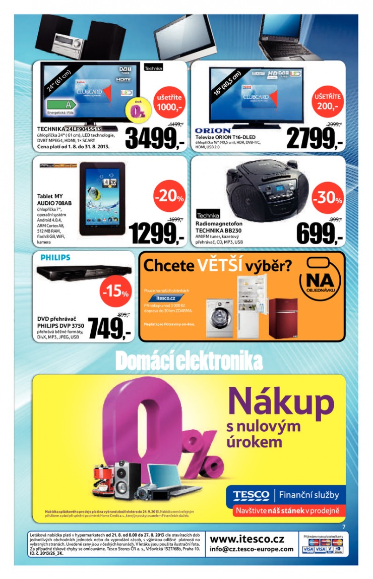 leták Tesco malé hypermarkety od 21.8.2013 strana 1 leták Tesco malé hypermarkety od 21.8.2013 strana 1