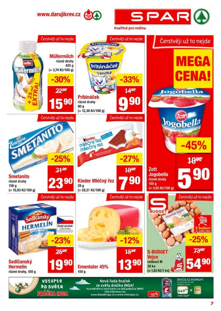 letk Interspar nabdka Spar od 21.8.2013 strana 1