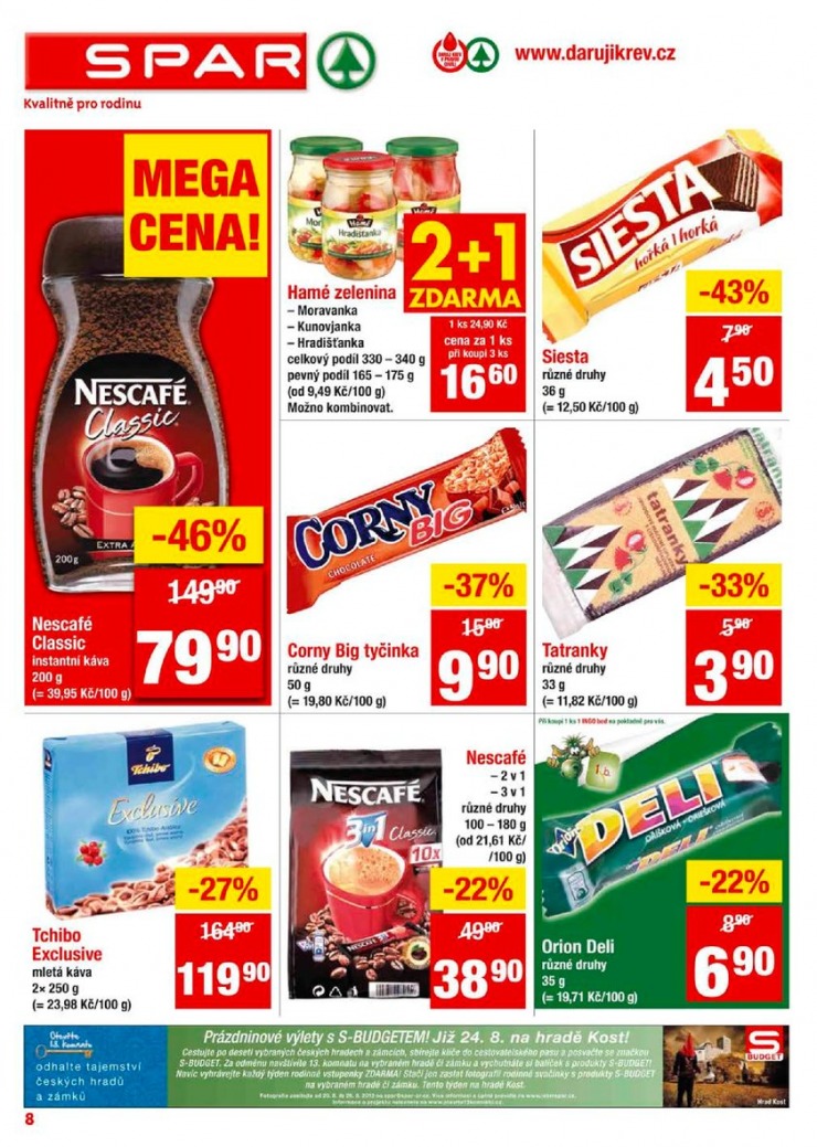 letk Interspar nabdka Spar od 21.8.2013 strana 1