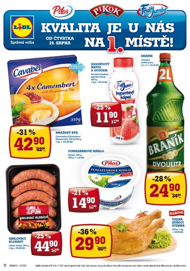 let�k Lidl Ak�n� nab�dka od 26.8.2013 strana 1