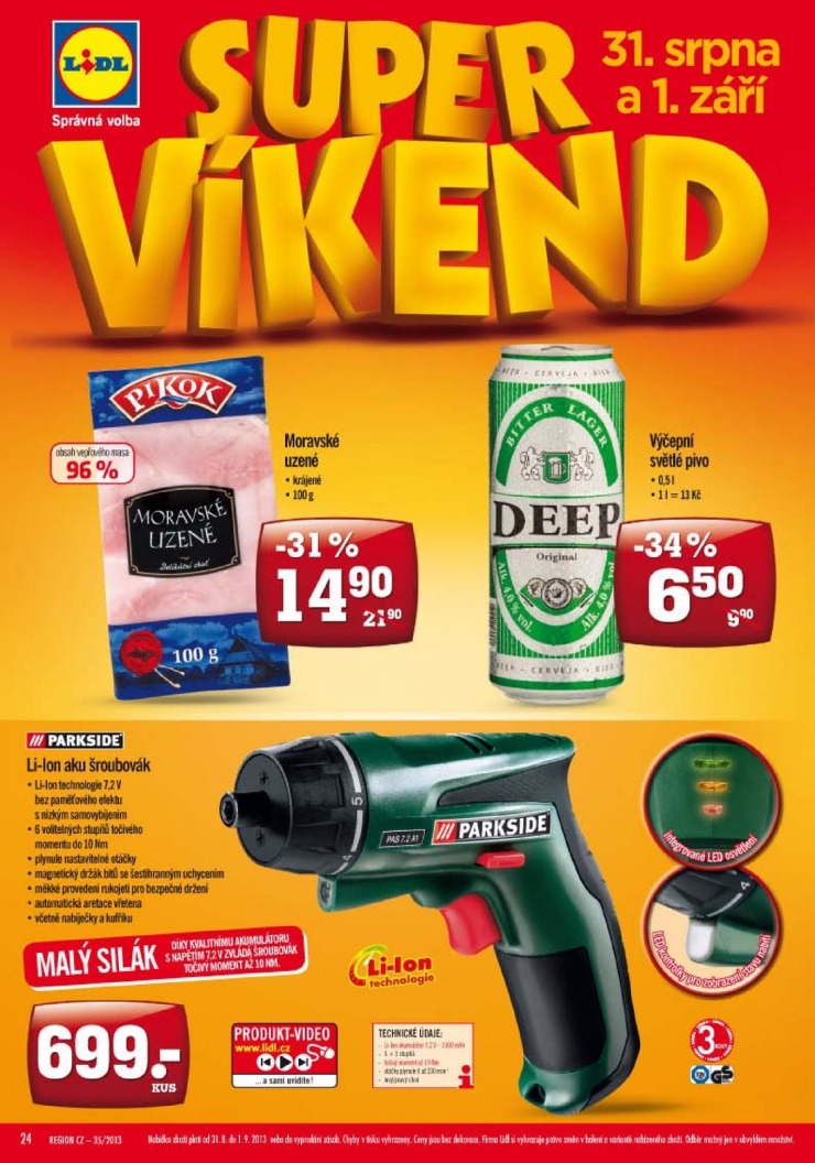 leták Lidl Akční nabídka od 26.8.2013 strana 1 leták Lidl Akční nabídka od 26.8.2013 strana 1