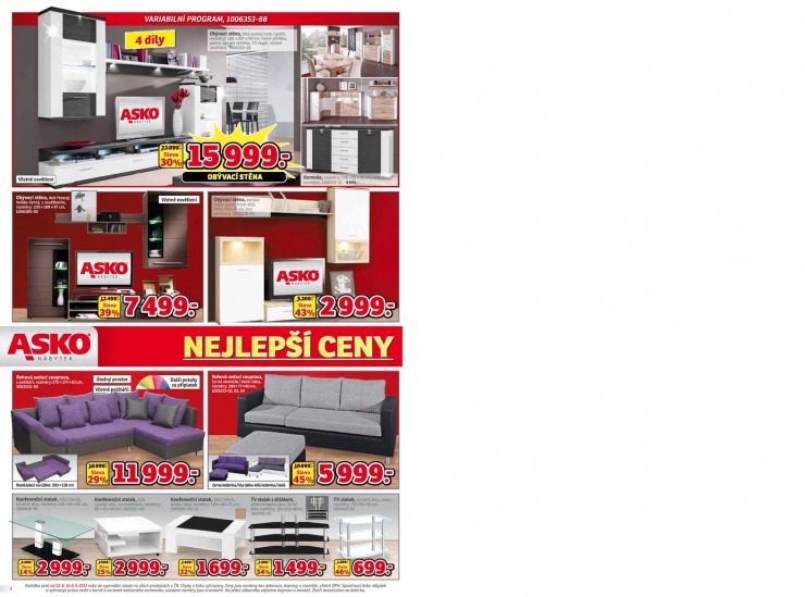 let�k Asko n�bytek katalog plat� pro Chomutov, T�bor, Znojmo od 22.8.2013 strana 1