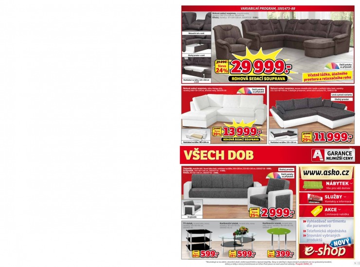 let�k Asko n�bytek katalog plat� pro Chomutov, T�bor, Znojmo od 22.8.2013 strana 1