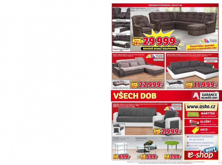 let�k Asko n�bytek katalog plat� pro Eshop, Brno, Hradec, Ml. Boleslav, Plze�, Prahu, Teplice a Zl�n od 22.8.2013 strana 1
