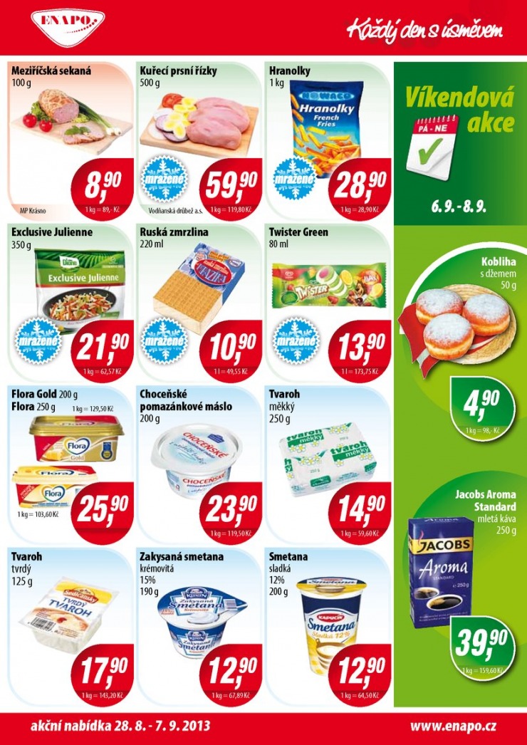leták Enapo Akční leták od 28.8.2013 strana 1 leták Enapo Akční leták od 28.8.2013 strana 1