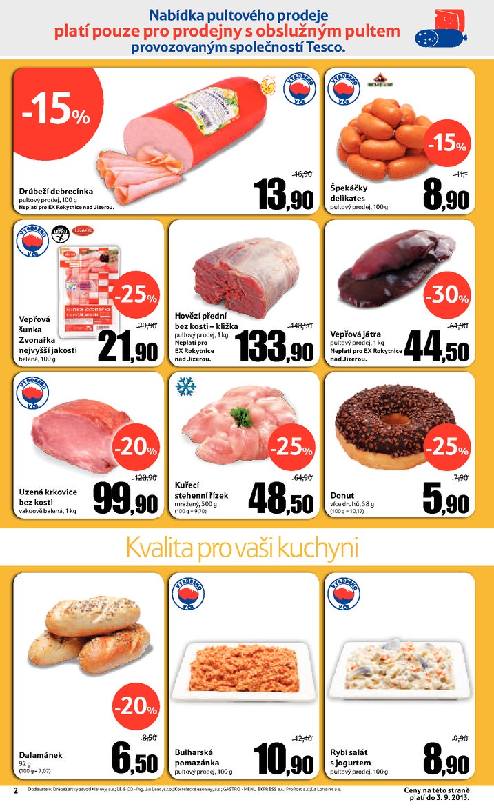 leták Tesco Expres obchody od 28.8.2013 strana 1 leták Tesco Expres obchody od 28.8.2013 strana 1
