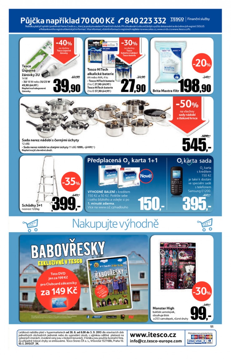 leták Tesco malé hypermarkety od 28.8.2013 strana 1 leták Tesco malé hypermarkety od 28.8.2013 strana 1