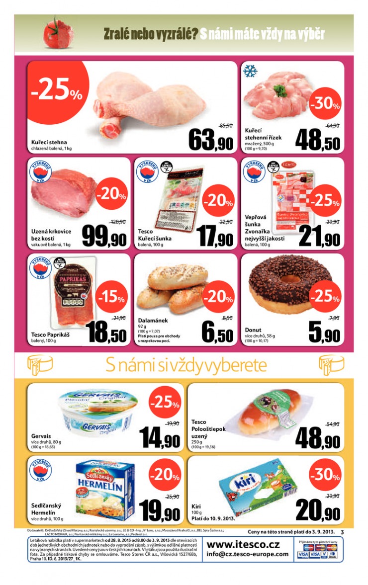 leták Tesco supermarkety od 28.8.2013 strana 1 leták Tesco supermarkety od 28.8.2013 strana 1