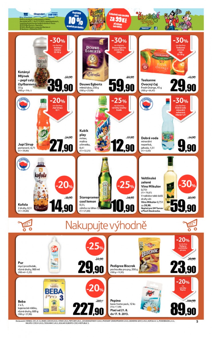 leták Tesco supermarkety od 28.8.2013 strana 1 leták Tesco supermarkety od 28.8.2013 strana 1