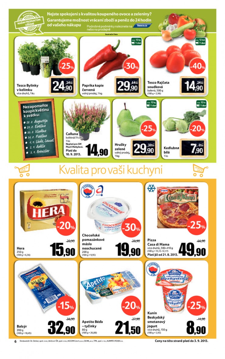leták Tesco supermarkety od 28.8.2013 strana 1 leták Tesco supermarkety od 28.8.2013 strana 1