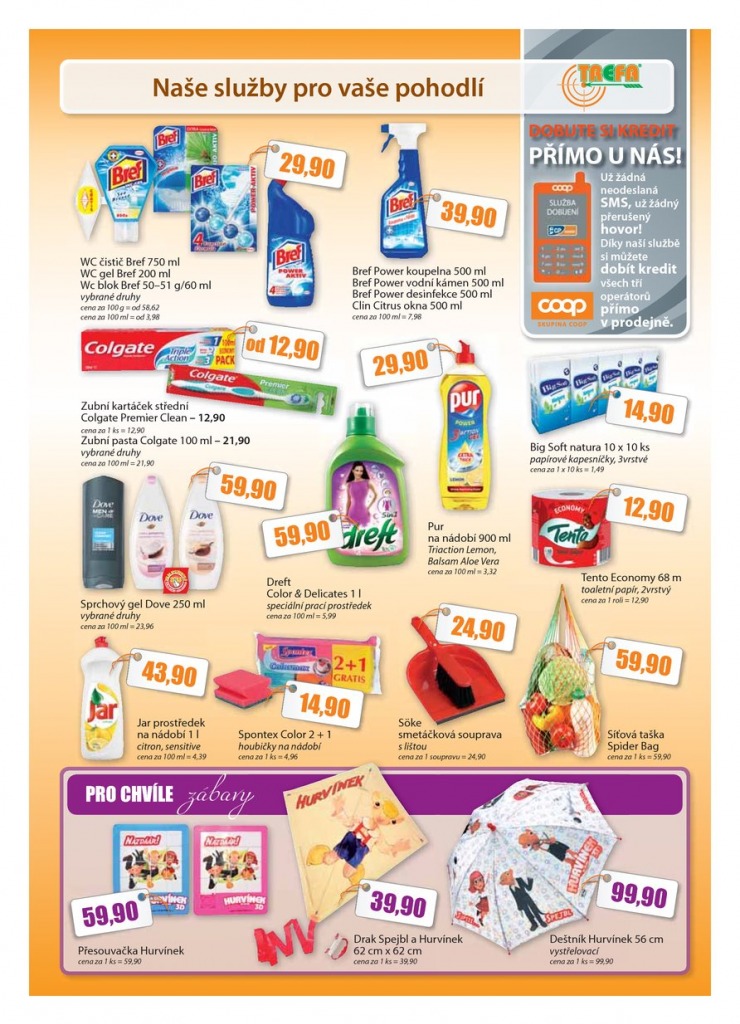 leták COOP Trefa od 28.8.2013 strana 1 leták COOP Trefa od 28.8.2013 strana 1