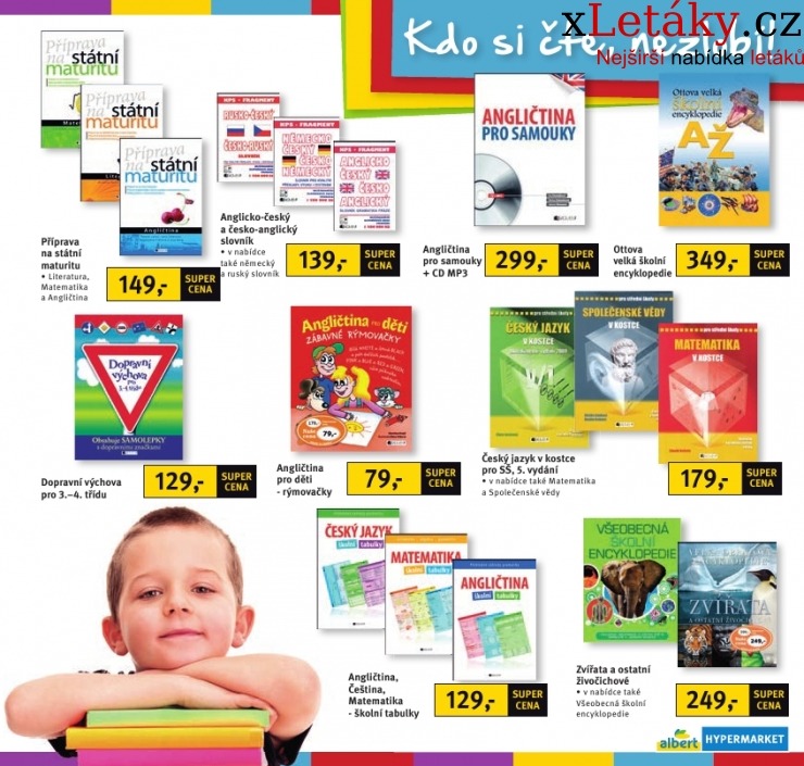 leták Albert Hypermarket - škola akční leták strana 1 leták Albert Hypermarket - škola akční leták strana 1