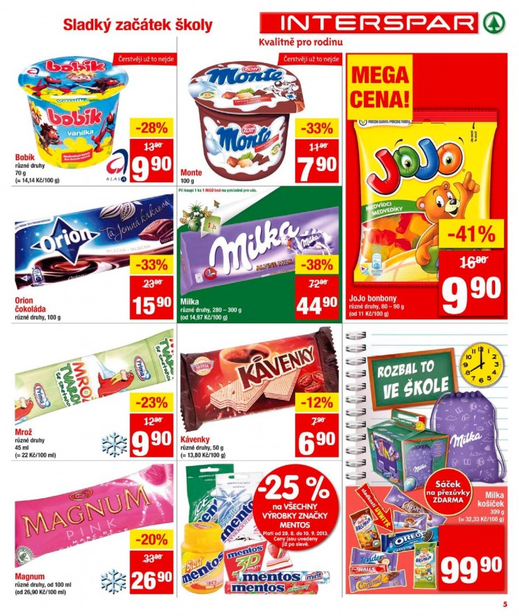 leták Interspar Akční nabídka od 28.8.2013 strana 1 leták Interspar Akční nabídka od 28.8.2013 strana 1
