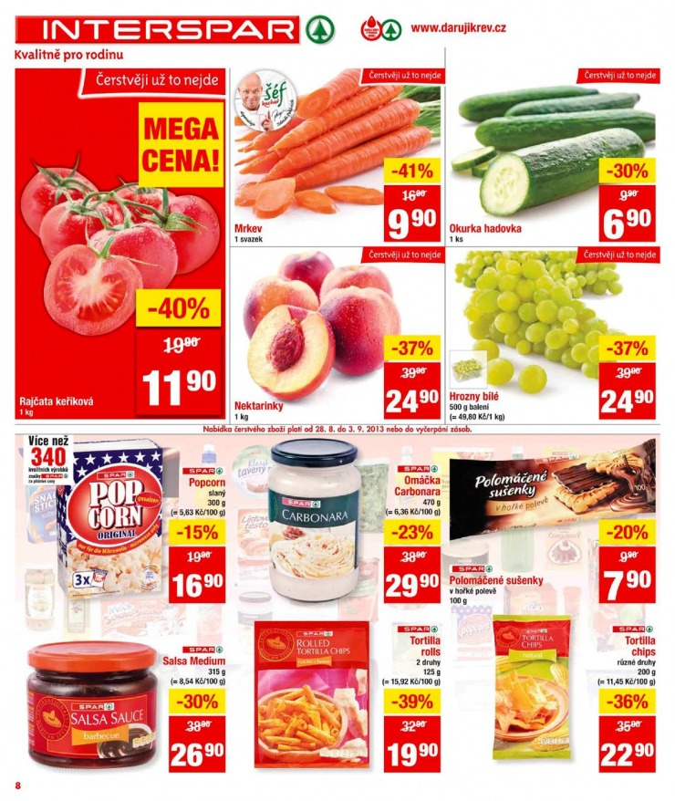 leták Interspar Akční nabídka od 28.8.2013 strana 1 leták Interspar Akční nabídka od 28.8.2013 strana 1