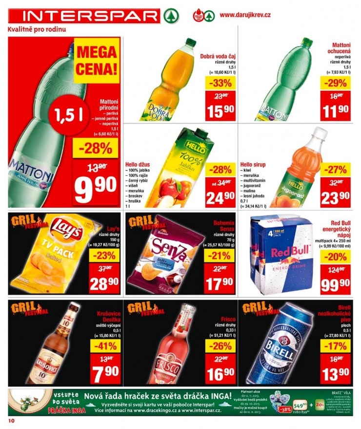 leták Interspar Akční nabídka od 28.8.2013 strana 1 leták Interspar Akční nabídka od 28.8.2013 strana 1